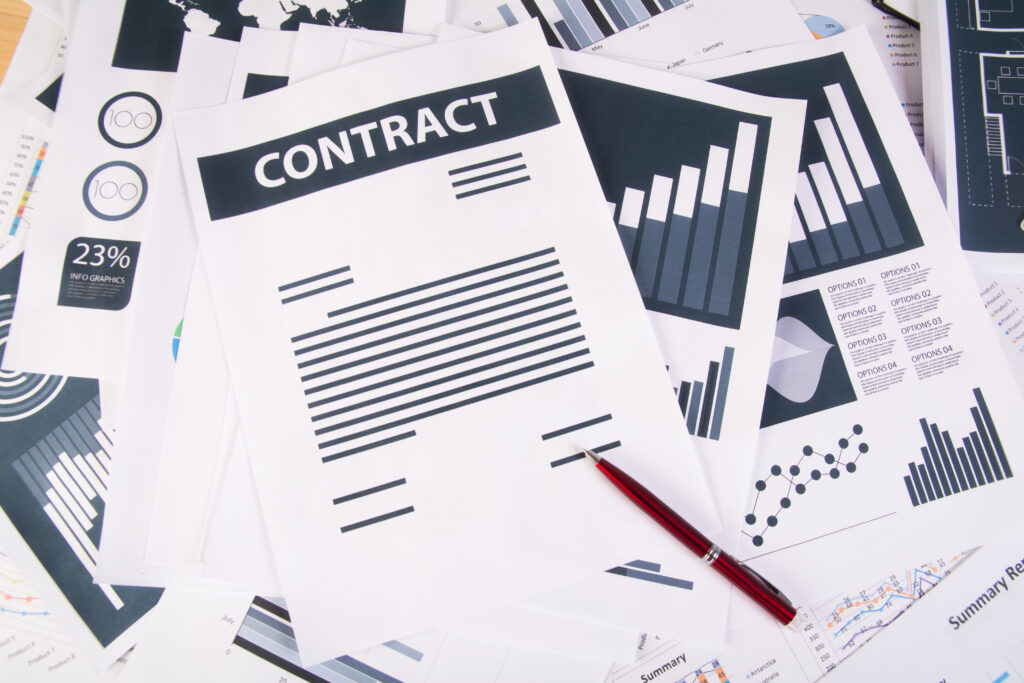 Business report. Graphs and charts. Business concept.